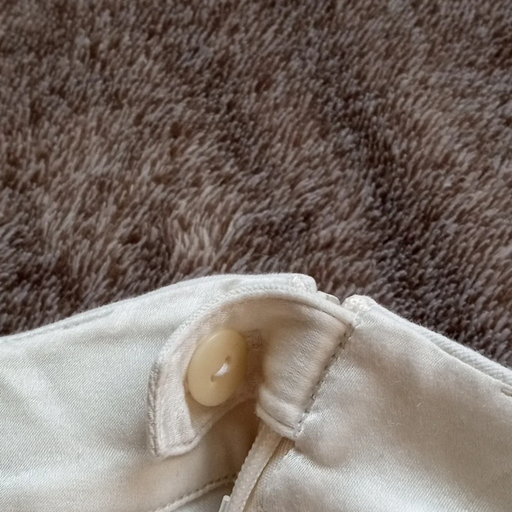 Eileen Fisher Bistretch Twill slim fit pants in Bone - Picture 5 of 10
